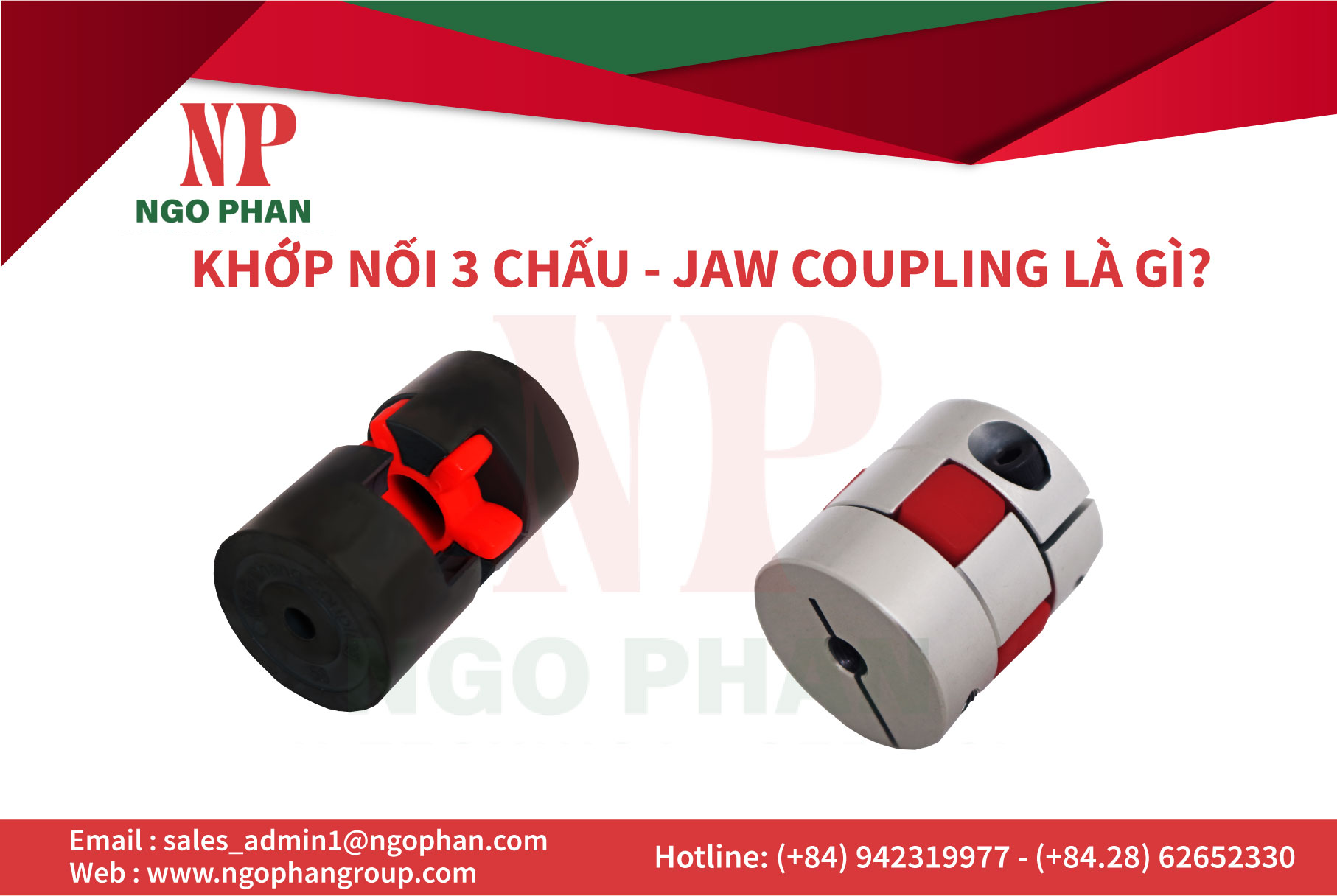 KHỚP NỐI 3 CHẤU - JAW COUPLING